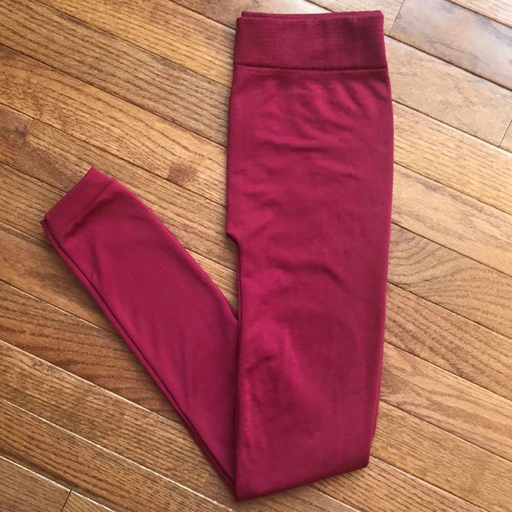 Dark Red Leggings